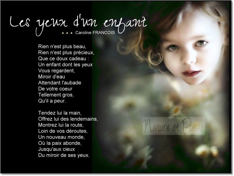 Les yeux d'un enfant